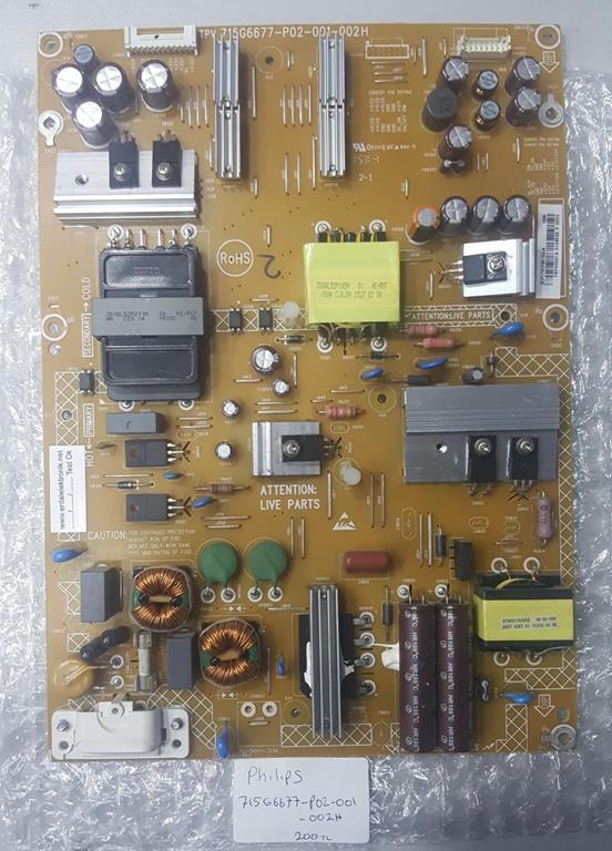 715G6677-P02-001-002H- PLTVEP351XAJ4- FSP400016- PHILIPS 40PFK6510/12- POWER BOARD- BESLEME